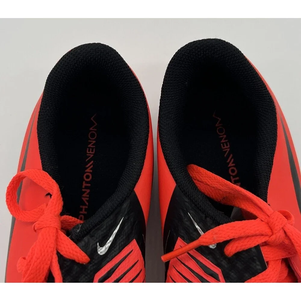 Nike Unisex Phantom Venom Pro FG Cleat Crimson/Bk Size 4.5 Y